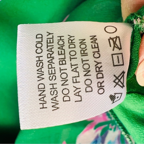 LOVERS & FRIENDS X RACHEL KIERNAN ROMANTIC FLOWY GREEN FLORAL TOP SIZE SMALL - Picture 7 of 11